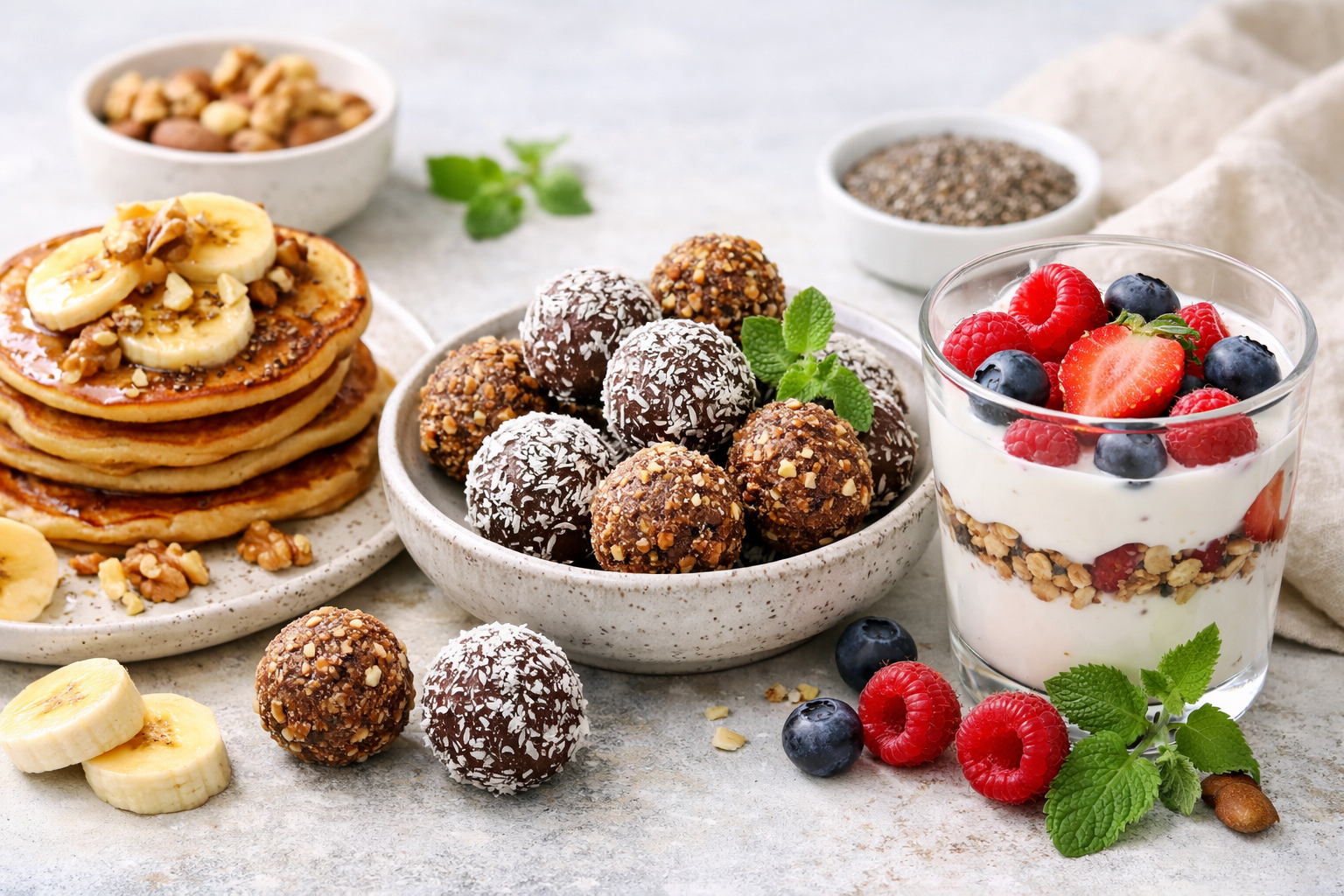 Sunde snacks og opskrifter